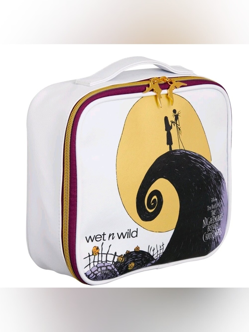 Wet n Wild Nightmare Before Christmas Halloween Makeup Bag. NWT